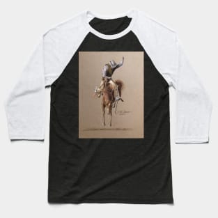 Bronc Riding Baseball T-Shirt